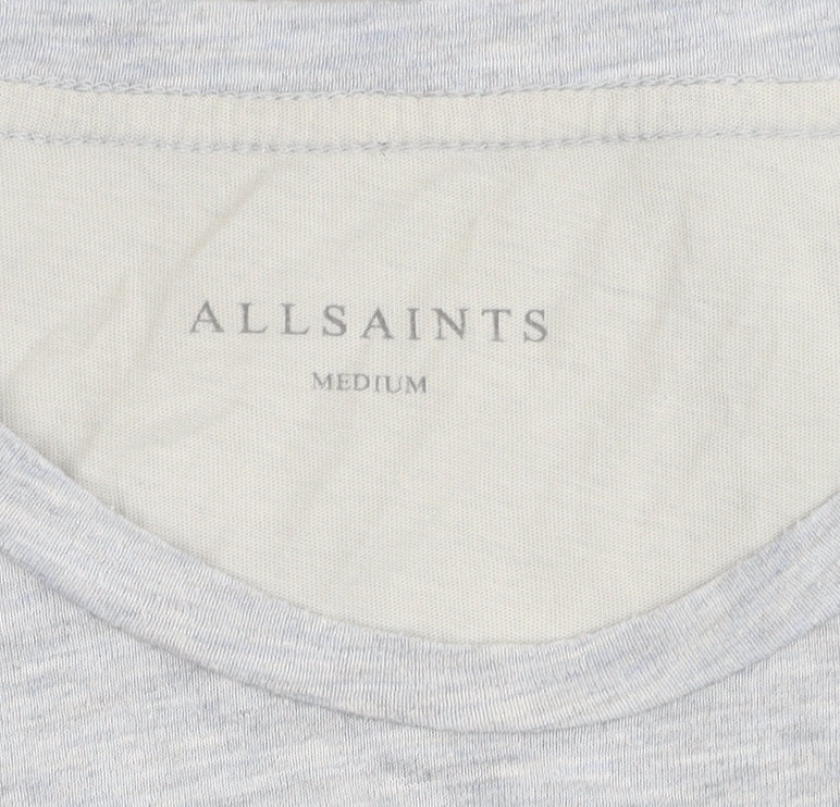 Mens UK Size M AllSaints Grey  T-Shirt