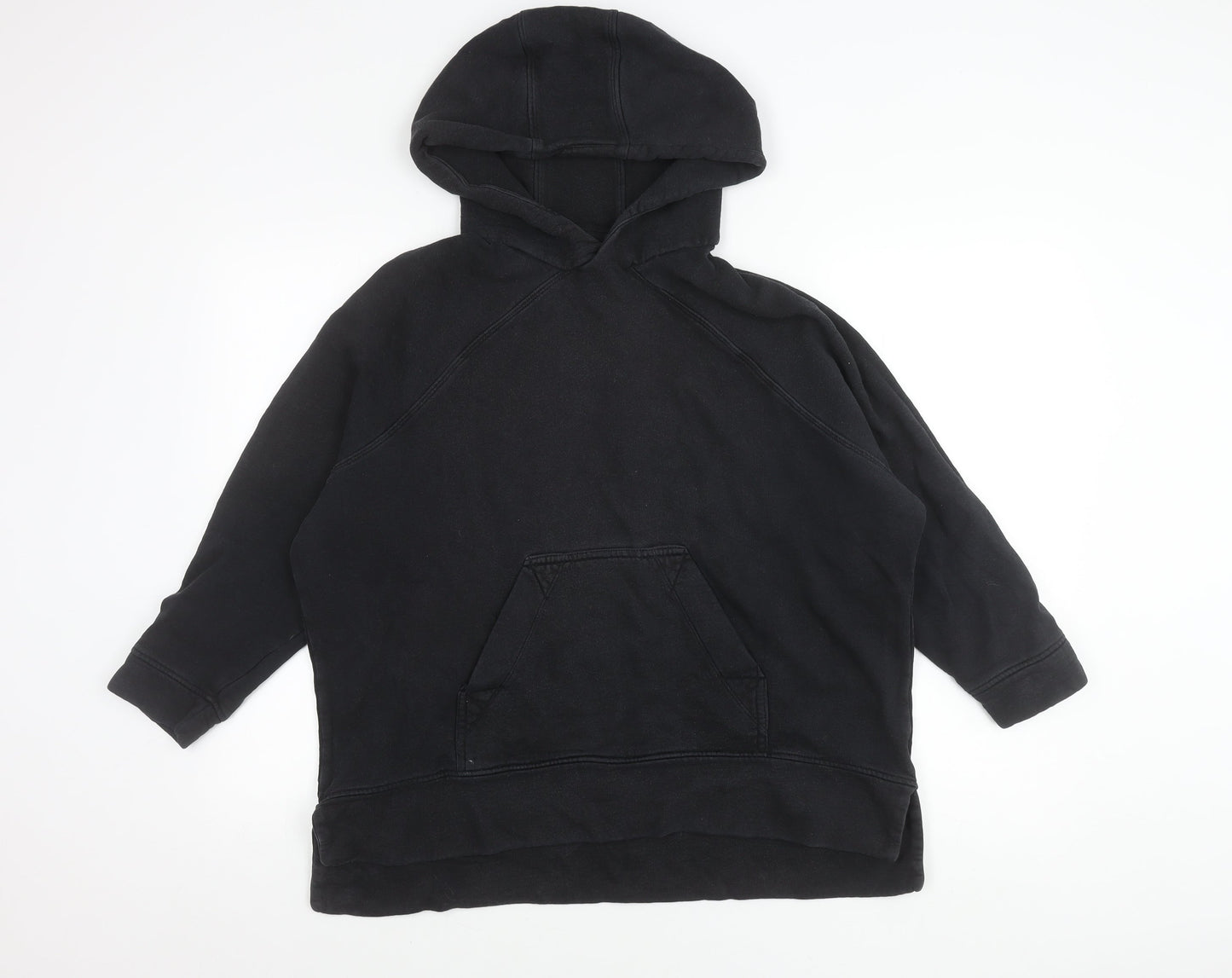Kin Men’s Black Pullover Hoodie Size S Cotton Fleece Casual