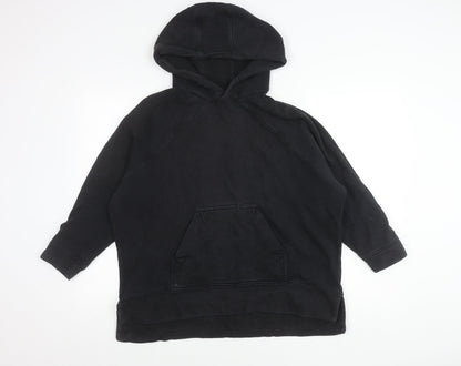 Kin Men’s Black Pullover Hoodie Size S Cotton Fleece Casual