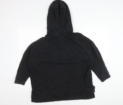 Kin Men’s Black Pullover Hoodie Size S Cotton Fleece Casual