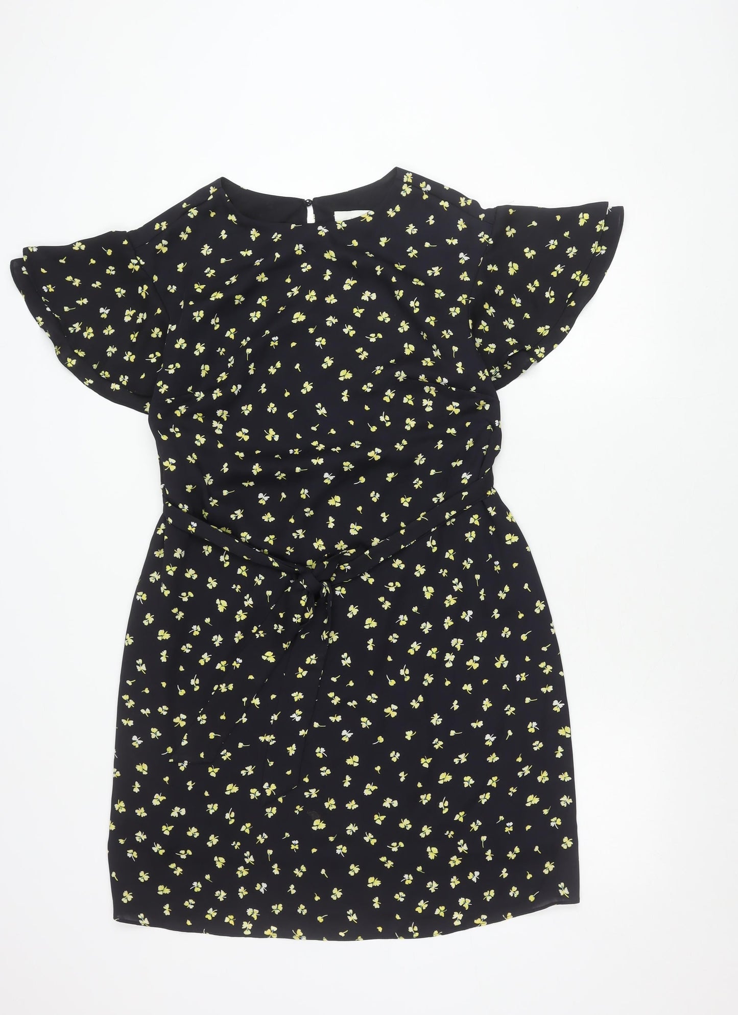 H&M MAMA Women’s Black Floral A-Line Maternity Dress S