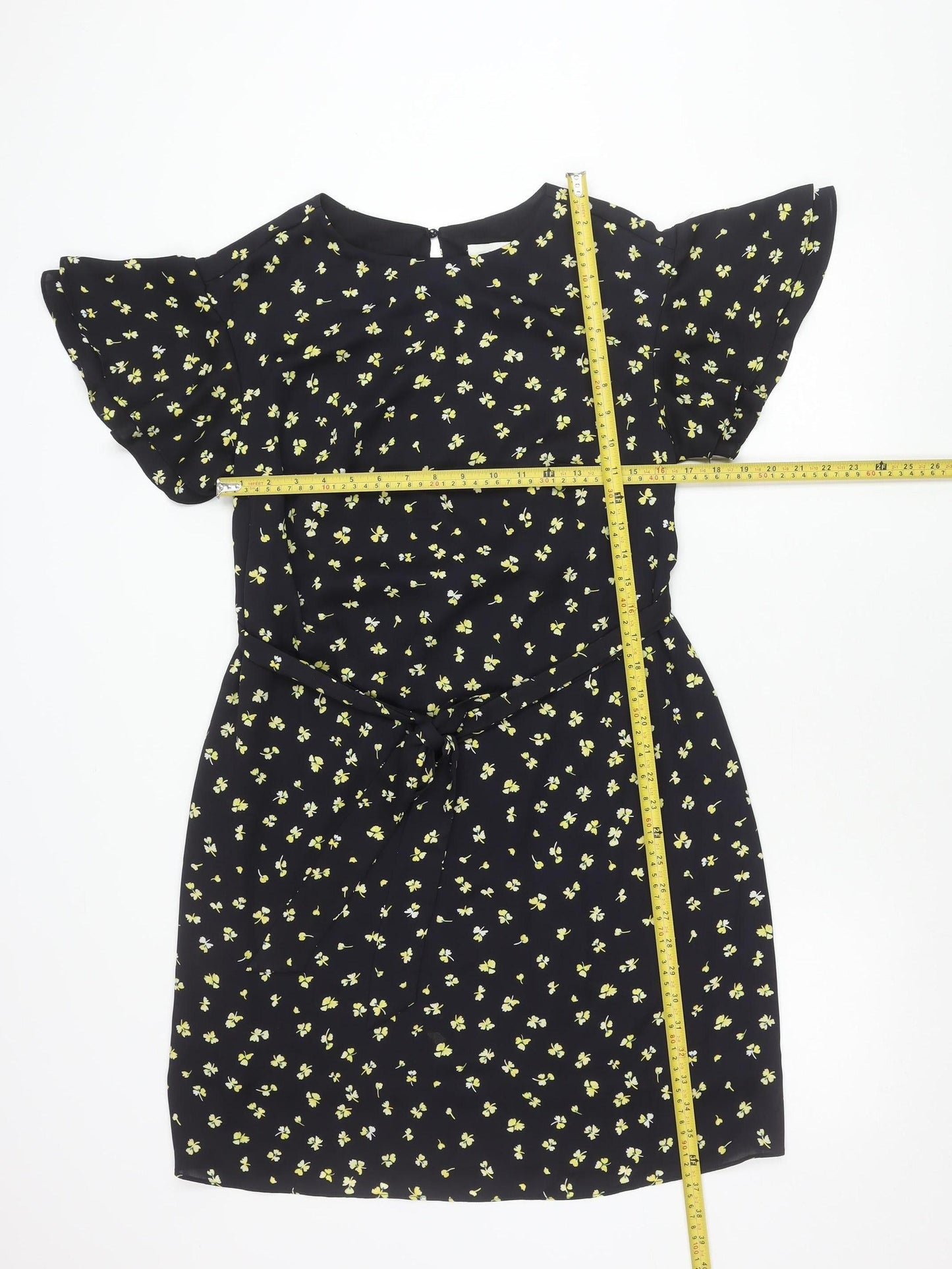 H&M MAMA Women’s Black Floral A-Line Maternity Dress S