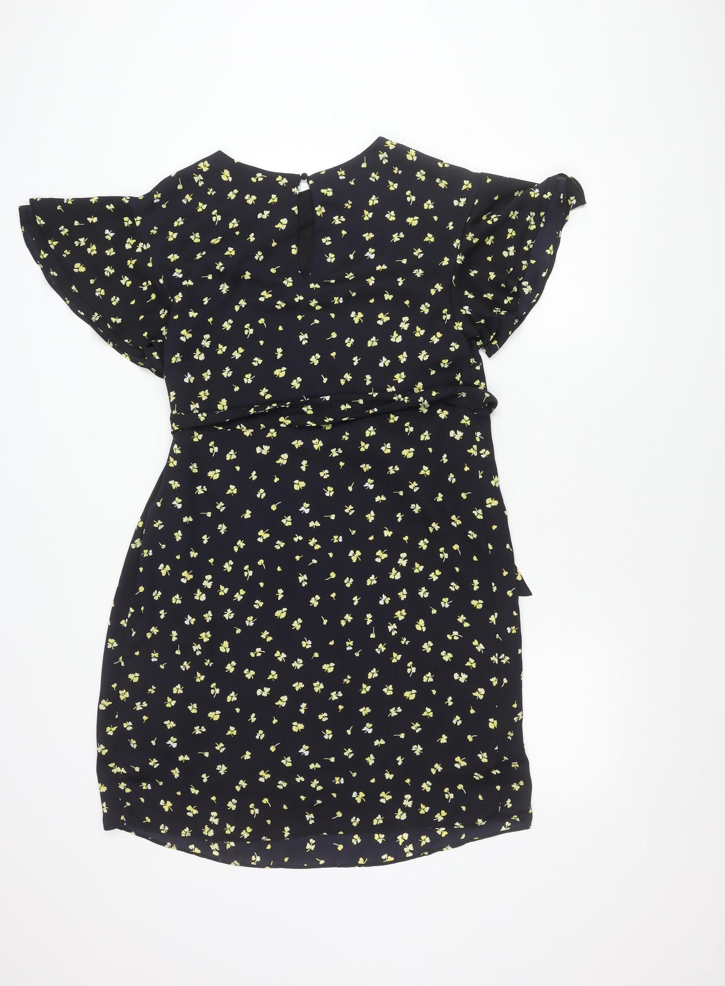 H&M MAMA Women’s Black Floral A-Line Maternity Dress S