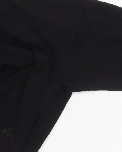 Womens UK Size M French Connection Black Cowl Neck Blouse