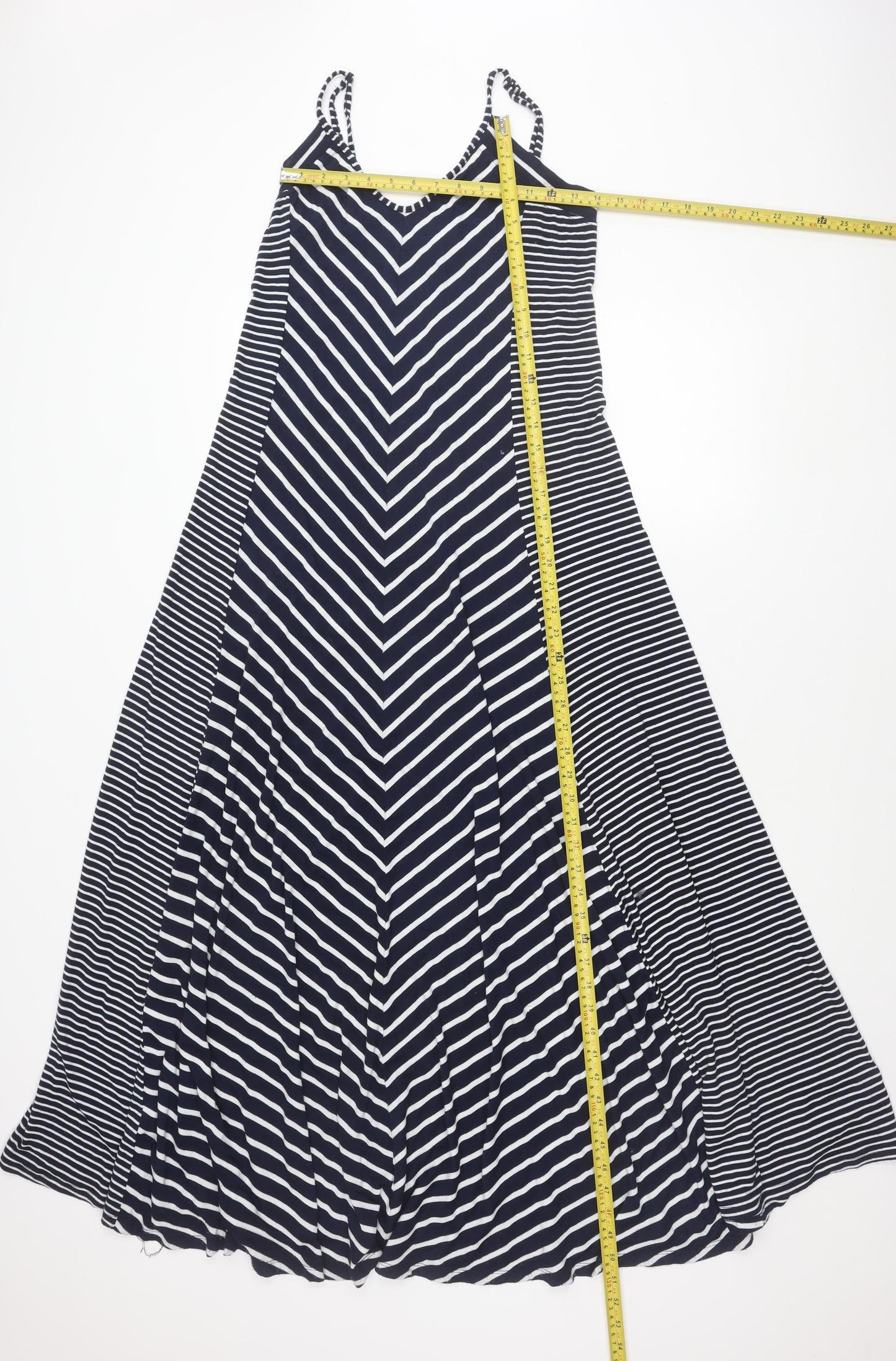 Cynthia Rowley Women’s Blue Striped Midi Swing Dress Size M