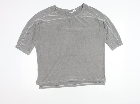 Womens UK Size L Christian Siriano Black Basic T-Shirt