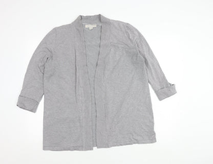 Womens UK Size L Laura Ashley Grey Cardigan Jumper