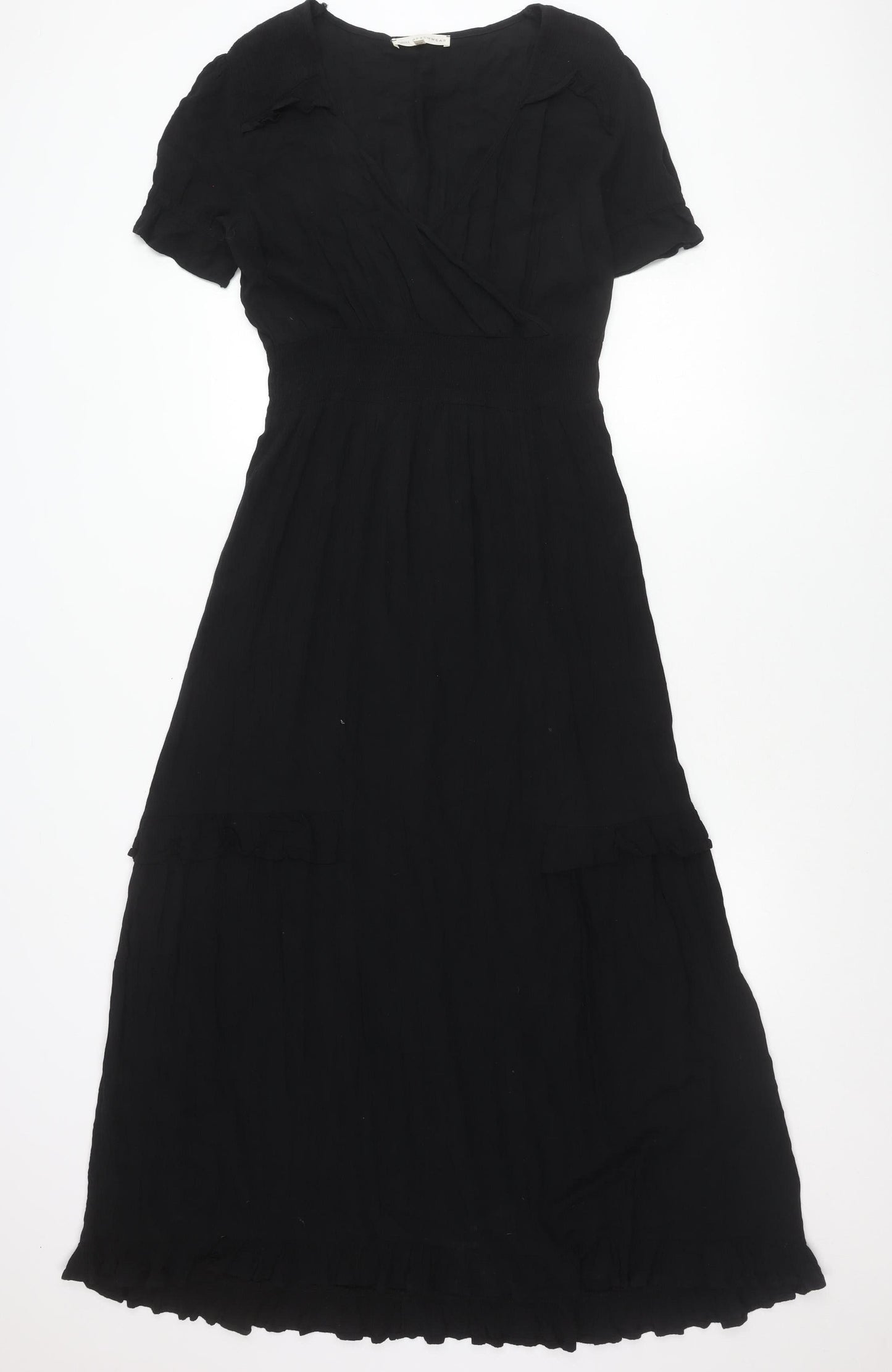 Next Women’s Black Viscose A-Line Beach Dress Size 12