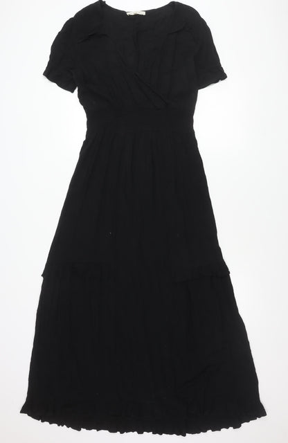 Next Women’s Black Viscose A-Line Beach Dress Size 12