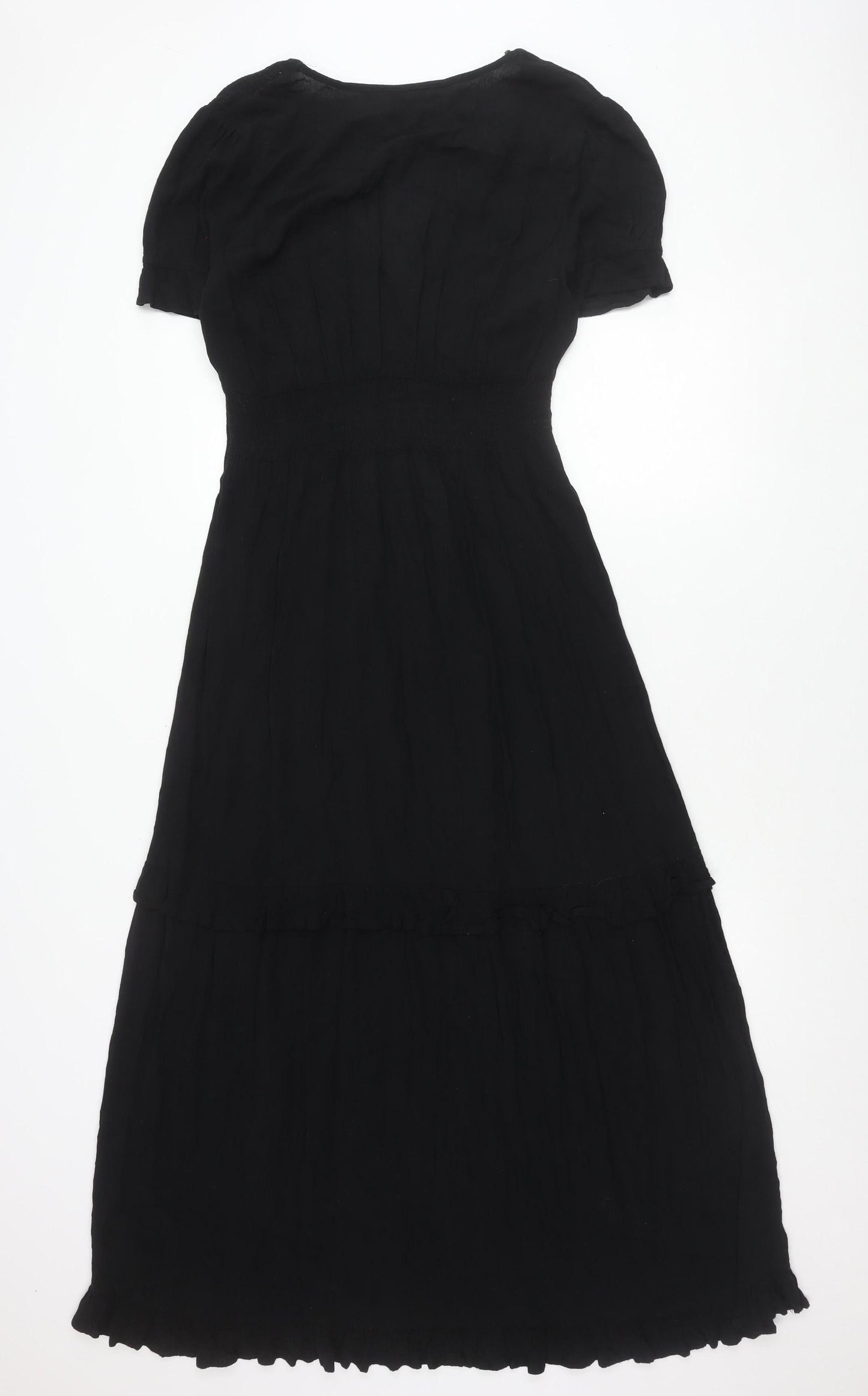 Next Women’s Black Viscose A-Line Beach Dress Size 12