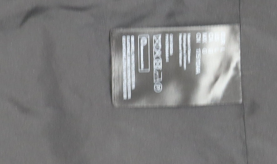 H&M Women Black Double-Breasted Blazer Jacket Size 12