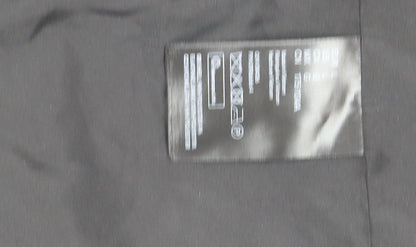 H&M Women Black Double-Breasted Blazer Jacket Size 12