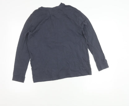 Marks and Spencer Girls Grey Stitch Disney Long Sleeve T-Shirt 12-13Y