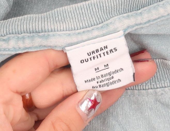 Urban Outfitters Men’s Blue Graphic Print Cotton T-Shirt Size M