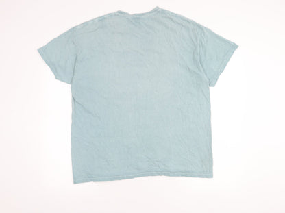 Urban Outfitters Men’s Blue Graphic Print Cotton T-Shirt Size M