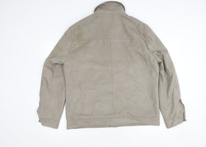 Marks and Spencer Autograph Men's Grey Suede Look Jacket L
