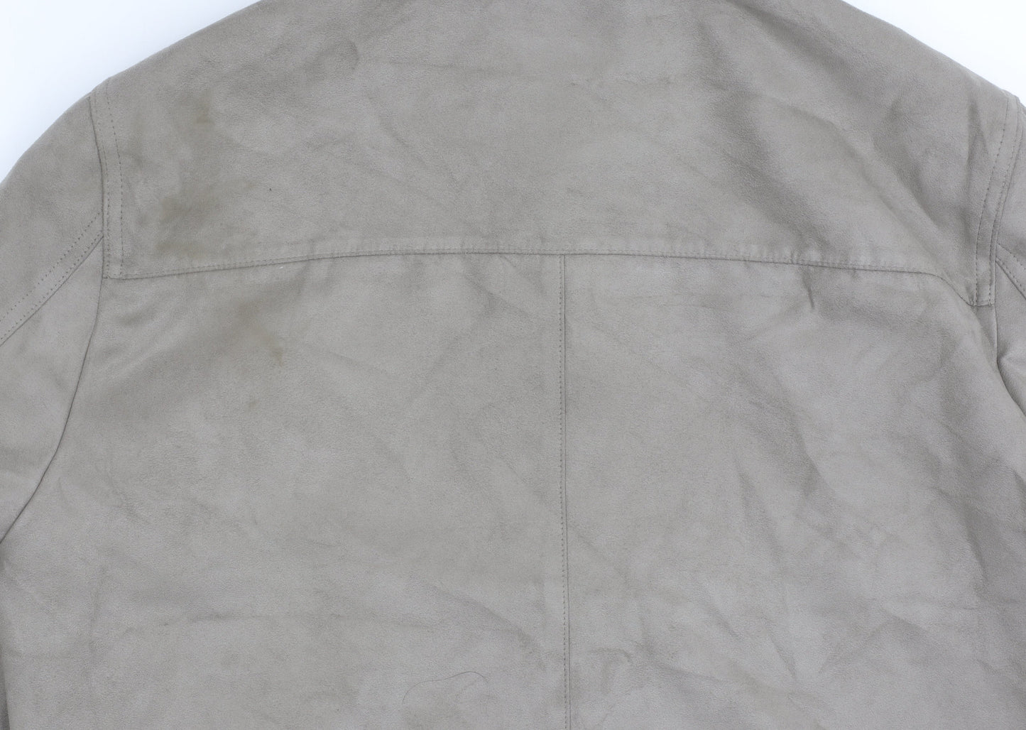 Marks and Spencer Autograph Men's Grey Suede Look Jacket L
