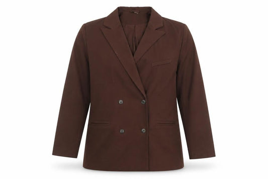 Womens UK Size 12 H&M Regular Brown Suit Jacket