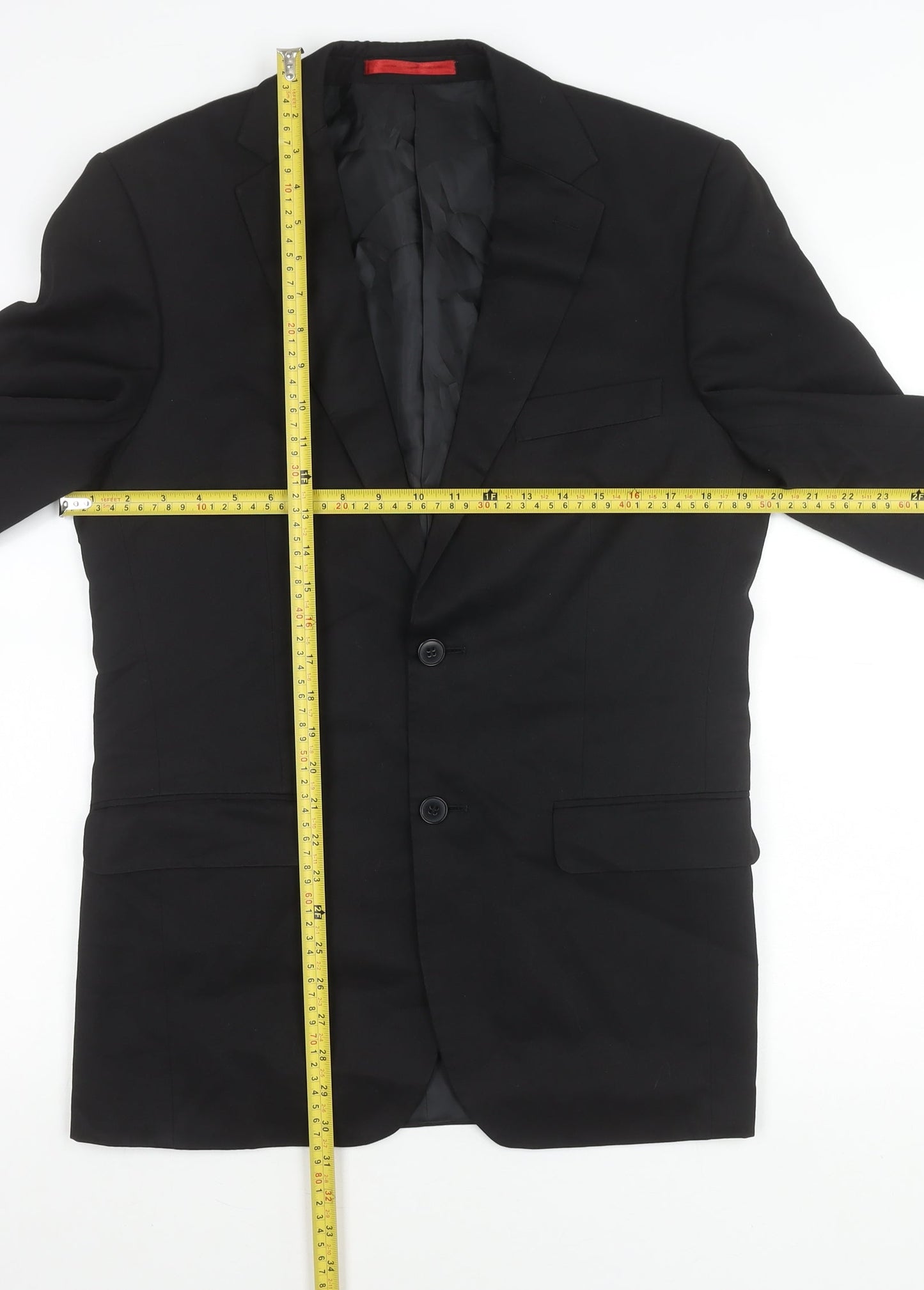 Mens UK Size 36 Burton Regular Black Suit Jacket