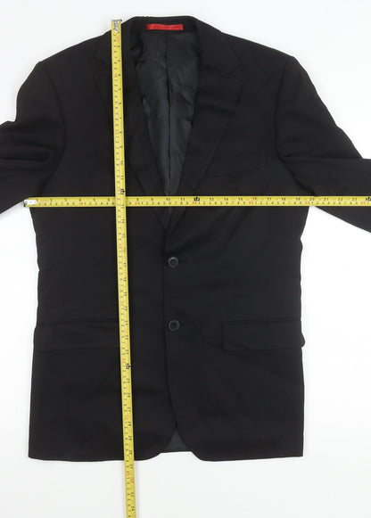 Mens UK Size 36 Burton Regular Black Suit Jacket