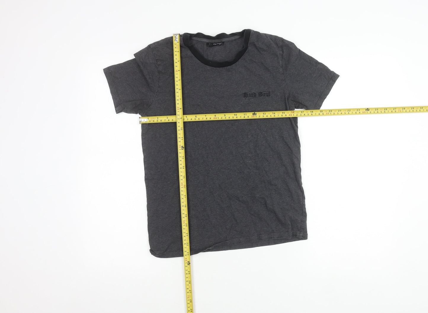 The Kooples Boys Grey XS Graphic Embroidered Cotton T-Shirt