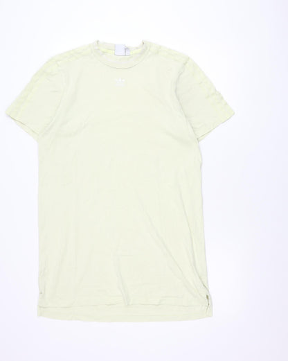 Womens UK Size 14 adidas Green Basic T-Shirt