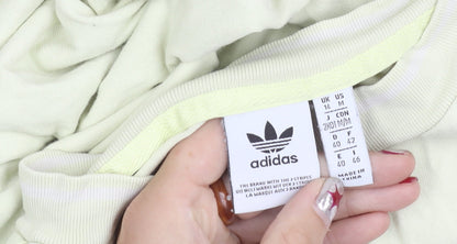 Womens UK Size 14 adidas Green Basic T-Shirt