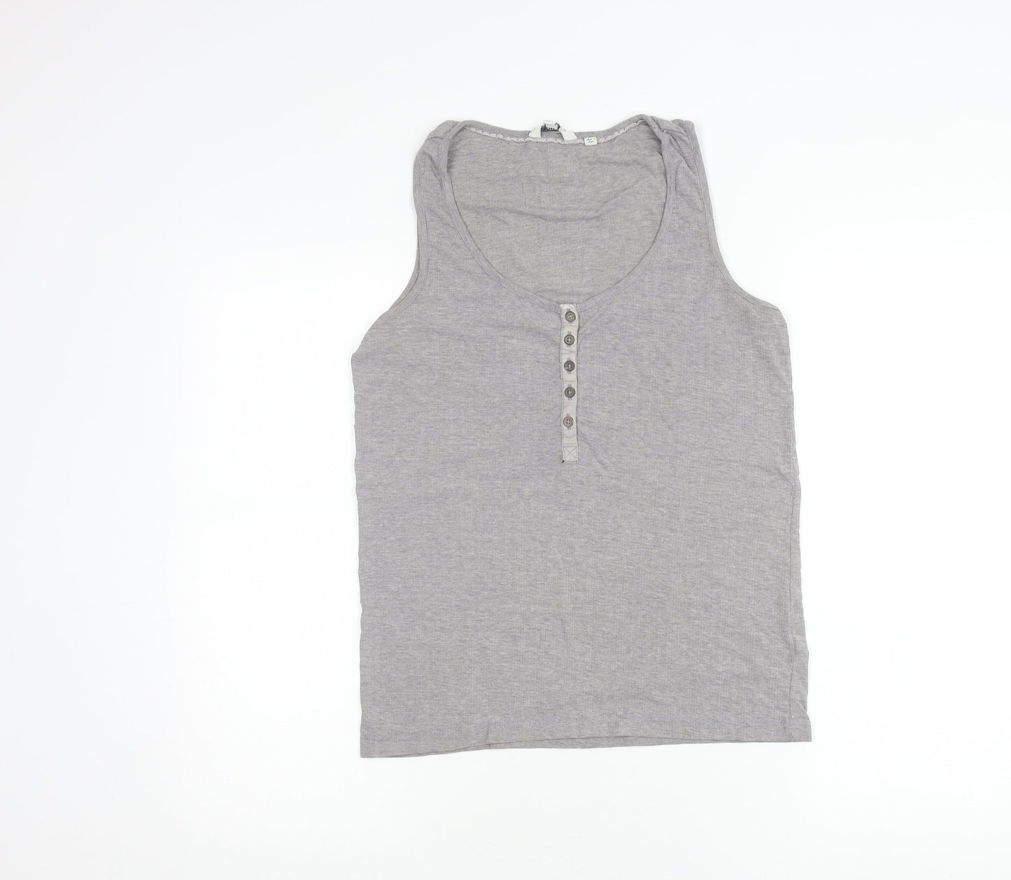 Womens UK Size 10 FatFace Grey Basic Tank