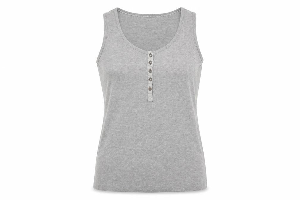 Womens UK Size 10 FatFace Grey Basic Tank