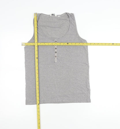 Womens UK Size 10 FatFace Grey Basic Tank