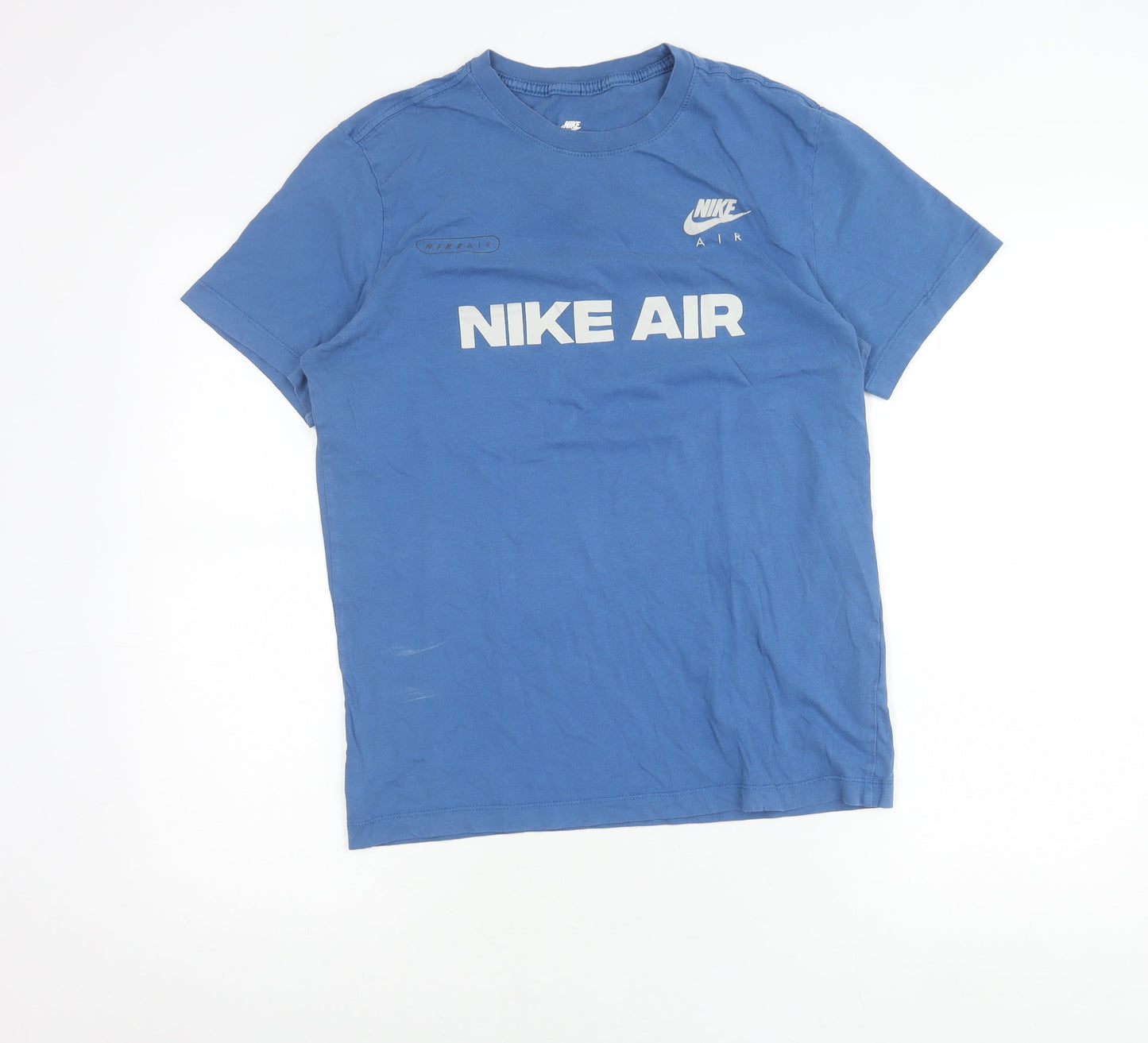 Nike Men’s Blue Air Logo T-Shirt Size S Short Sleeve Cotton