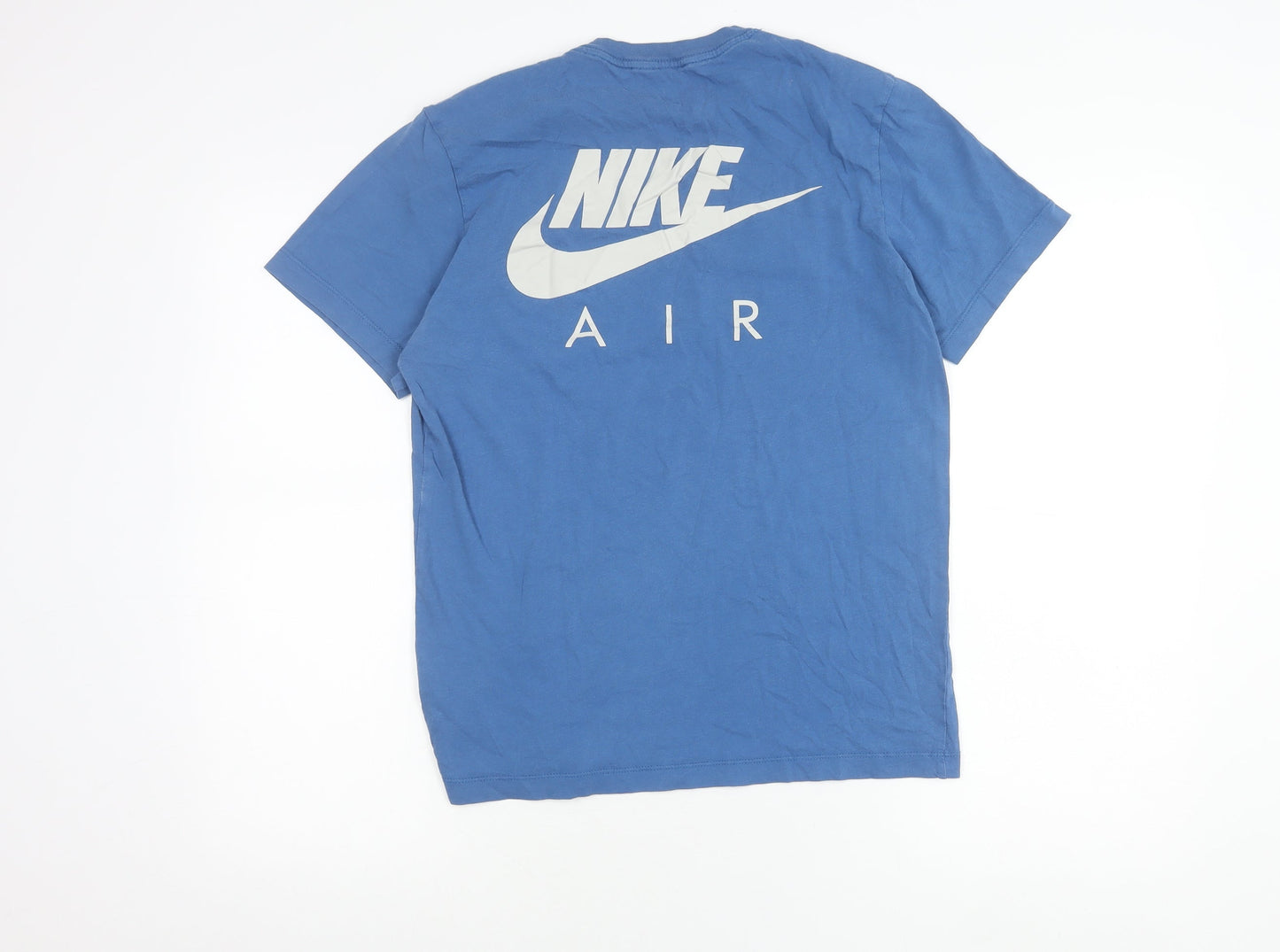 Nike Men’s Blue Air Logo T-Shirt Size S Short Sleeve Cotton