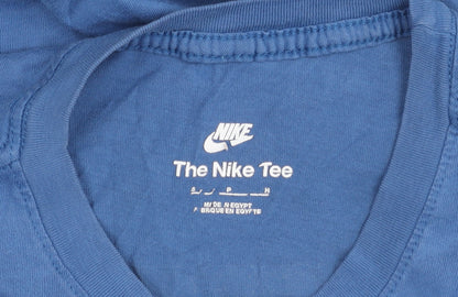 Nike Men’s Blue Air Logo T-Shirt Size S Short Sleeve Cotton