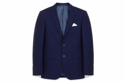 Burton Menswear London Men's Blue 36R Slim Fit Blazer Jacket