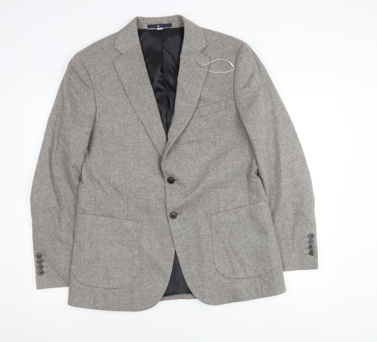 Mens UK Size 40 Marks and Spencer Regular Grey Suit Jacket