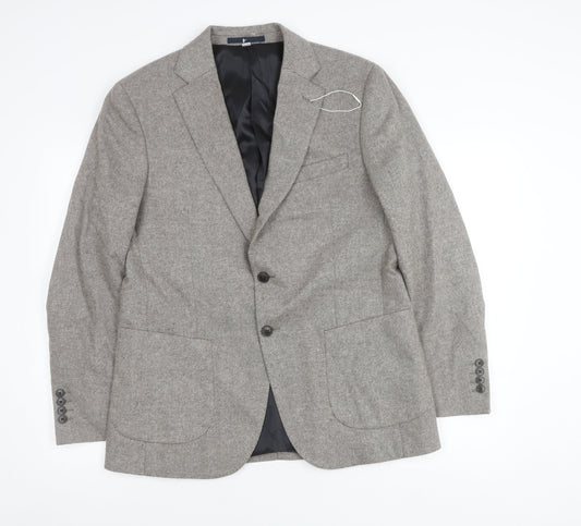 Mens UK Size 40 Marks and Spencer Regular Grey Suit Jacket