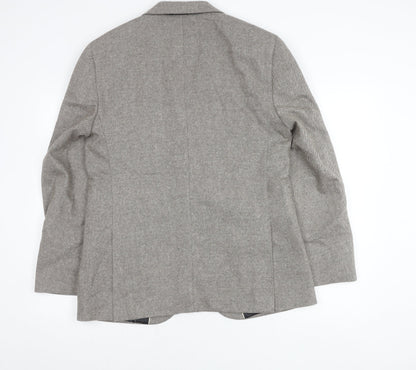 Mens UK Size 40 Marks and Spencer Regular Grey Suit Jacket