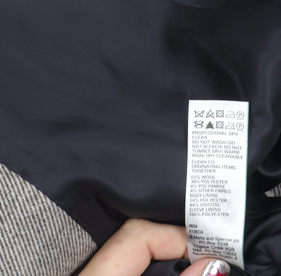 Mens UK Size 40 Marks and Spencer Regular Grey Suit Jacket
