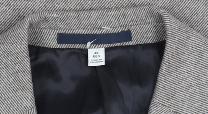 Mens UK Size 40 Marks and Spencer Regular Grey Suit Jacket