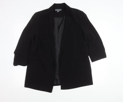 Atmosphere Women’s Black Blazer UK 16 Shawl Collar 3/4 Sleeve