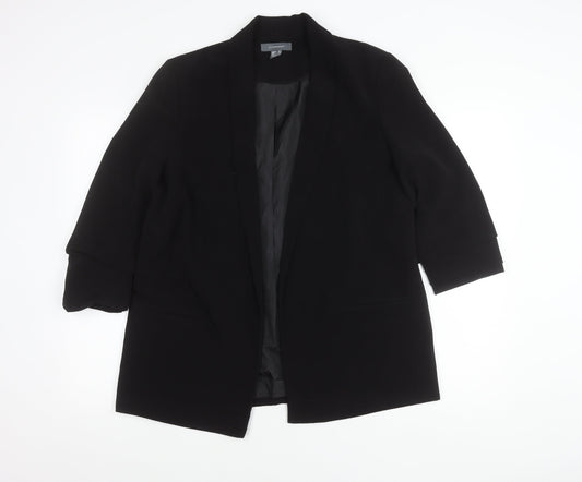 Atmosphere Women’s Black Blazer UK 16 Shawl Collar 3/4 Sleeve
