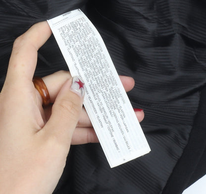 Mango Womens Black Slim Fit Suit Jacket Blazer Size UK 6