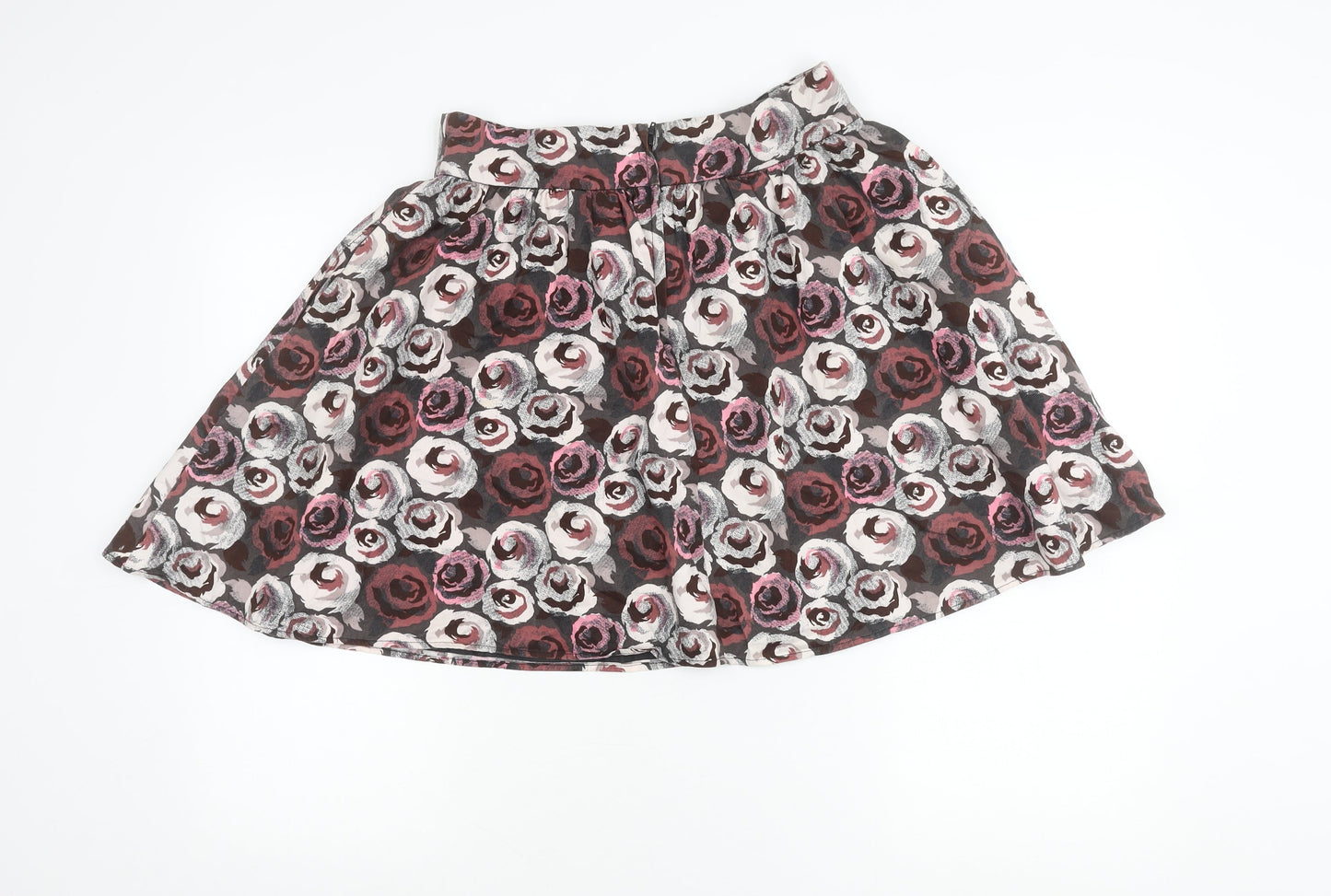 H&M Divided Women’s Multicoloured Floral A-Line Skirt Size 10