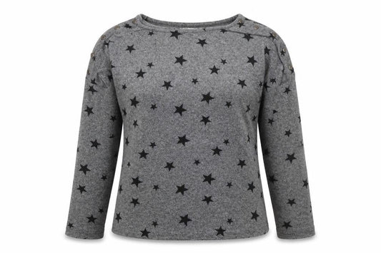 Womens UK Size S JoJo Maman Bébé Grey Pullover Jumper