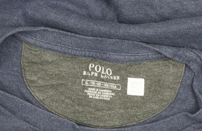 Ralph Lauren Men’s Blue XL Long Sleeve Crew Neck Cotton T-Shirt