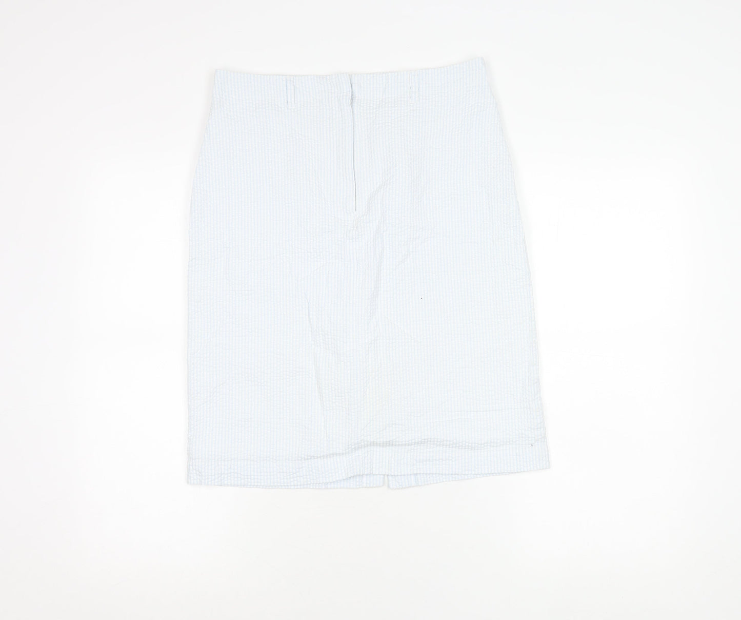 Womens UK Size 12 Emreco Straight & Pencil Seersucker Skirt