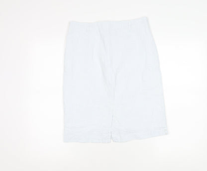 Womens UK Size 12 Emreco Straight & Pencil Seersucker Skirt