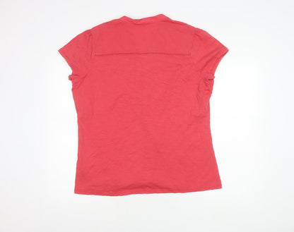 Womens UK Size 18 Debenhams Pink Tunic Blouse