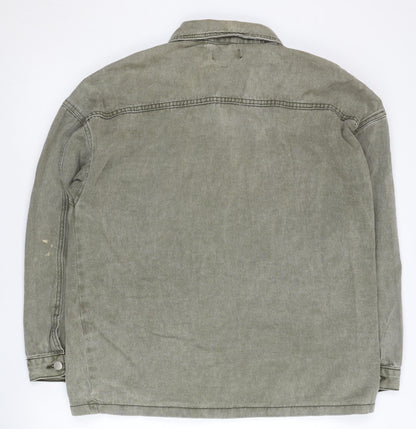 Womens UK Size 8 PRETTYLITTLETHING Green Basic Jacket