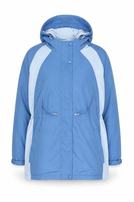 Womens UK Size L BM Blue Parka Coat